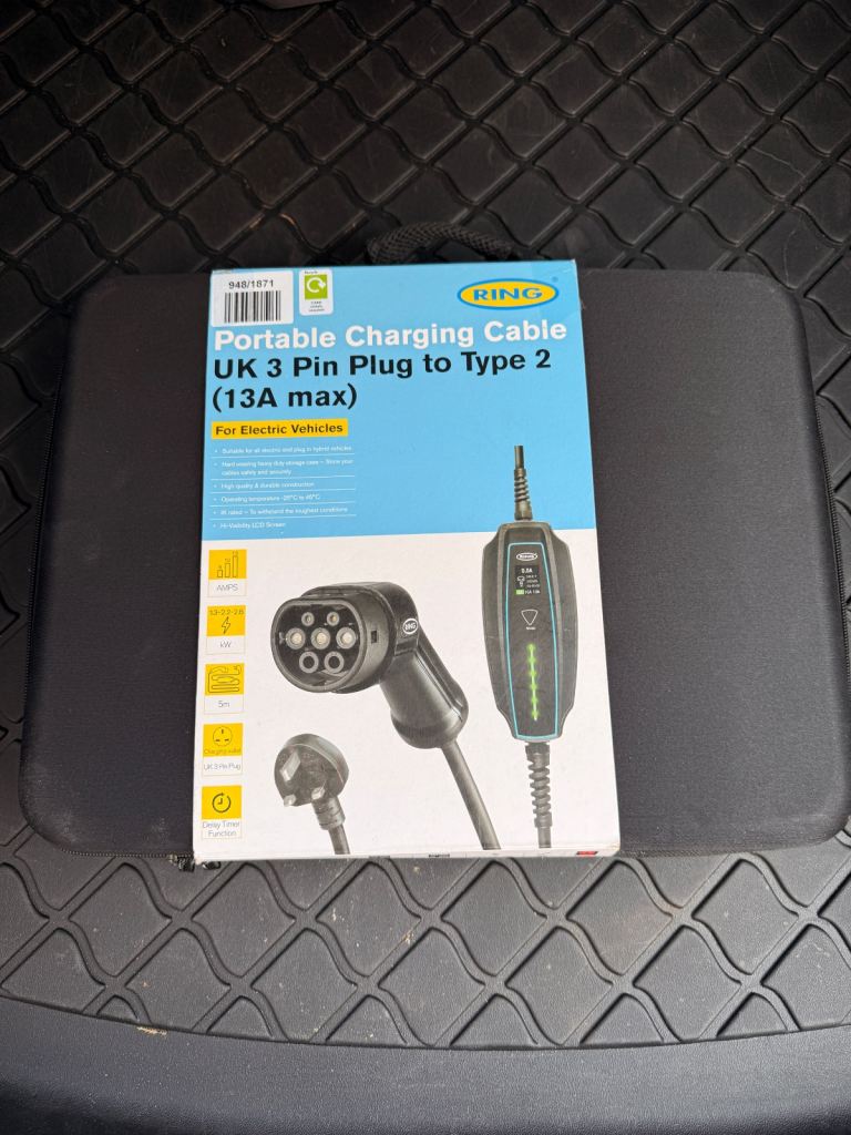 Ring EV 13amp plug charger
