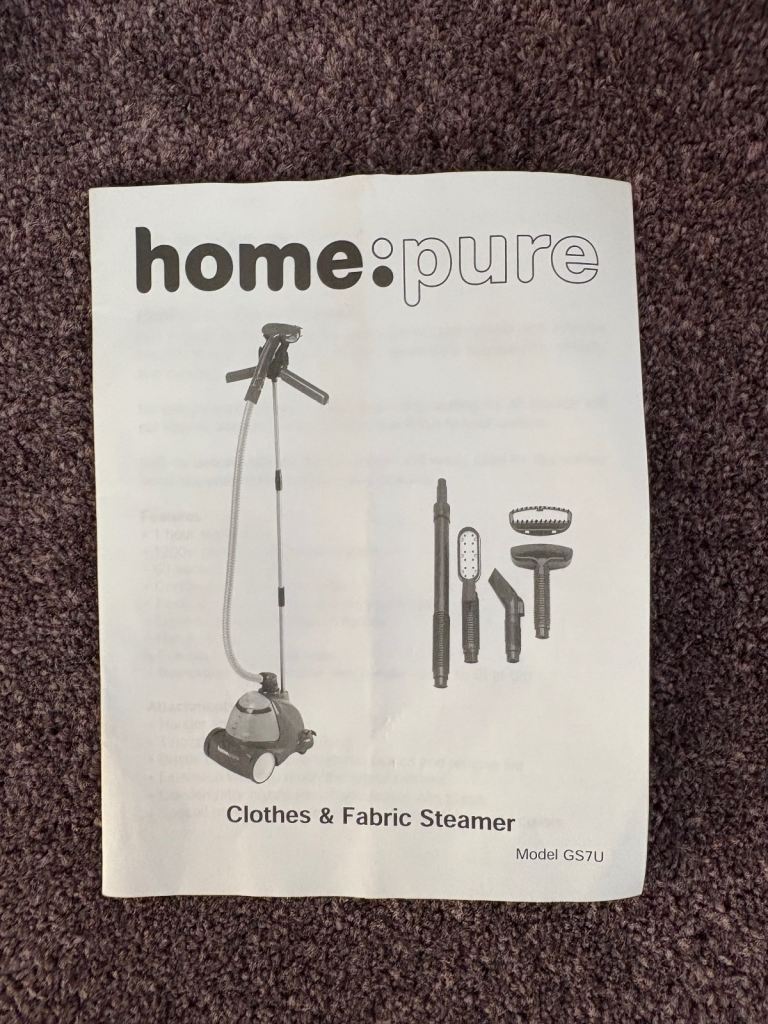 Home pure clothes curtains ect Steamer 