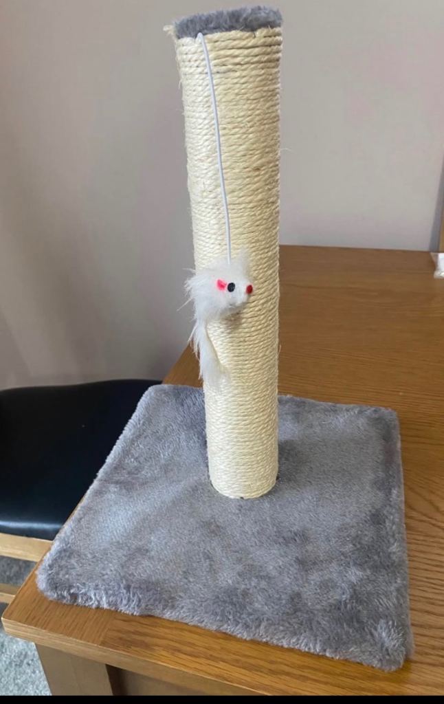 Scratch post unwanted ideal for kittens or small cats 