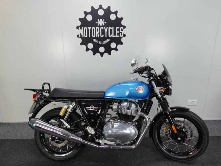 Royal Enfield Interceptor 650. 2024. Only 198 Miles! 1 Owner. Blue
