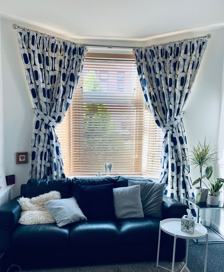 image for Beautiful long Cotton curtains 