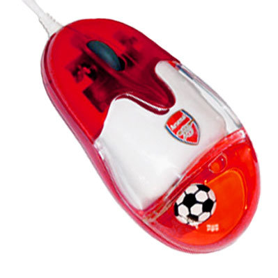 Aqua Mouse with custom ARSENAL design - Rare - Working