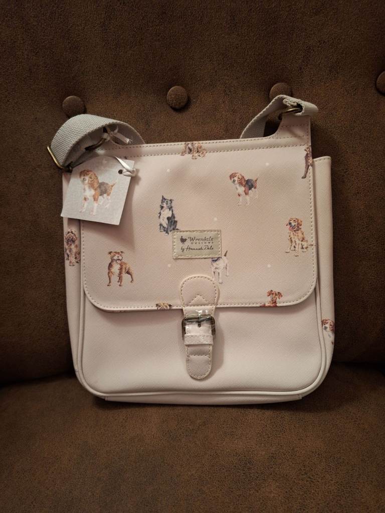 image for Wrendale Designs By Hannah Dale Satchel Crossbody Handbag Dogs Design BNWT