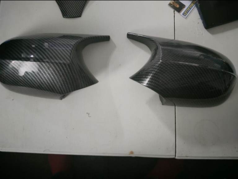 Bmwe90 91 92 93 wing mirror covers and steering wheel cover 