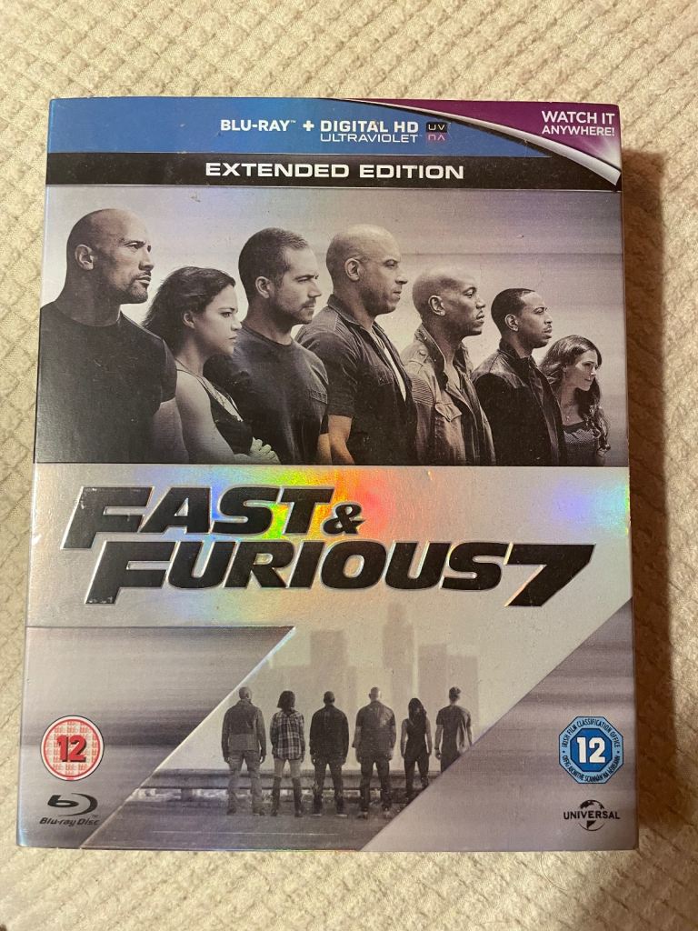 Fast & Furious 7 ( Blue-Ray) movie 