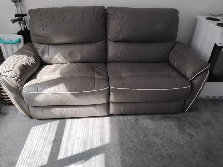 Large 2 Seater Leather Sofa