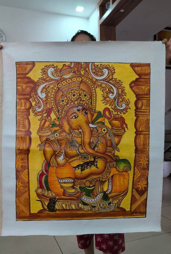 Handmade Indian Mural artwork
