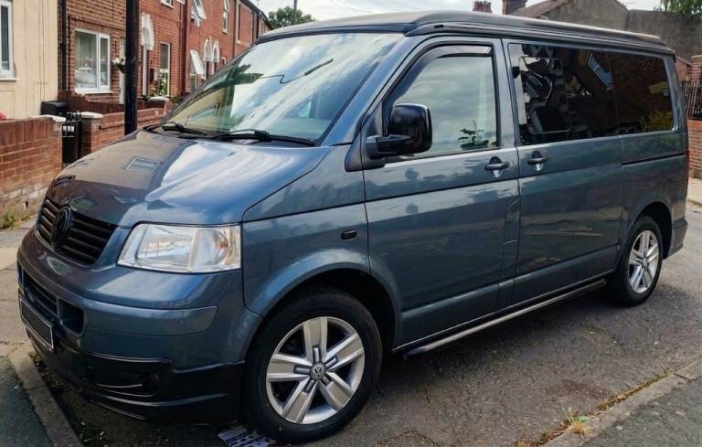 VW T5 CAMPER '07, Manual, low mileage (112) full conversion inc pop-top a/c. tailgate, private plate