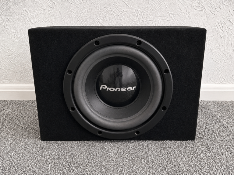 Pioneer 12” Car Subwoofer & Enclosure Box – Passive Bass Speaker