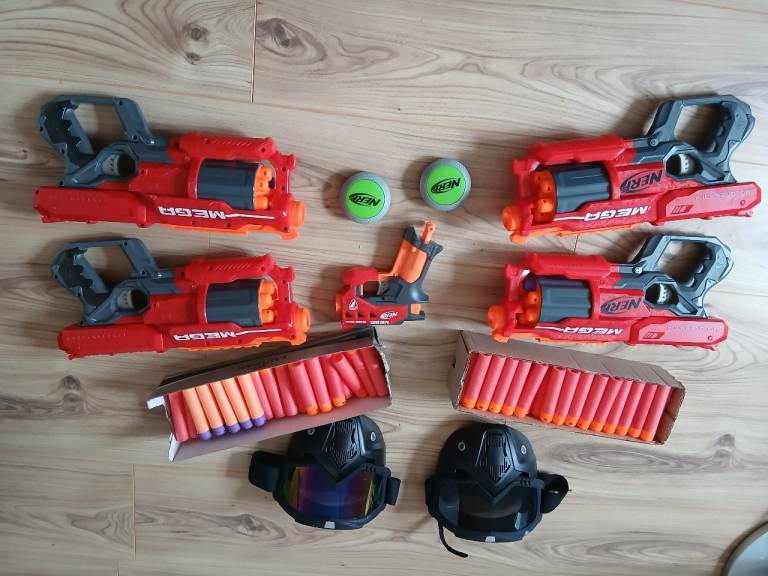 Various Nerf Guns
