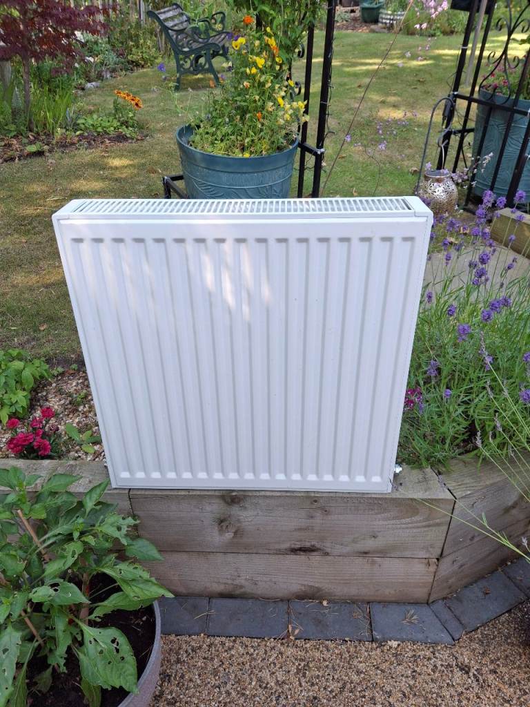 Boring white radiator for sale