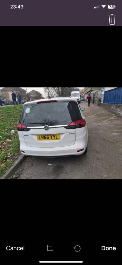 Vauxhall, ZAFIRA, MPV, 2016, Other, 1364 (cc), 5 doors