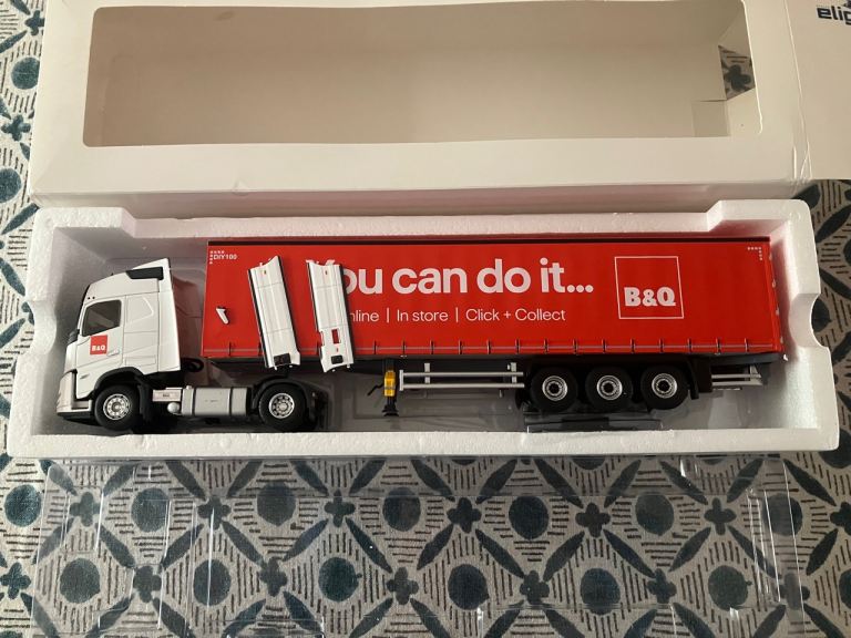 Very Rare Eligor VOLVO FH B&Q SCALE 1/43 for CODE 3, SPARES OR REPAIRS