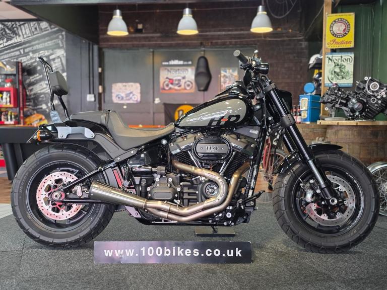 2022 HARLEY-DAVDSON FXFBS FAT BOB 114 1868cc 3,700 MILE'S 