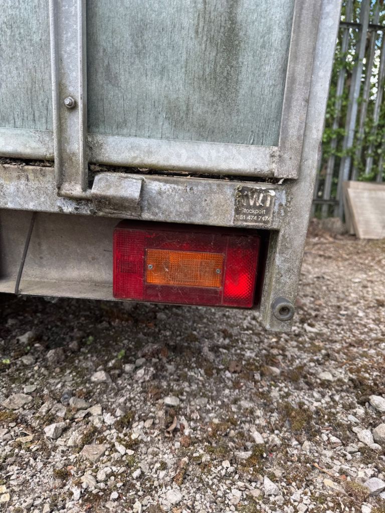 Galvanised Steel Trailer - Single Axle with Spare Wheel