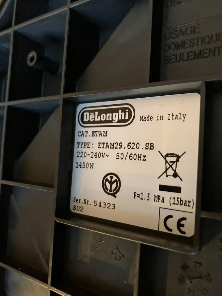 DELONGHI AUTENTICA+ ETAM29.620.SB BEAN-TO-CUP COFFEE MACHINE