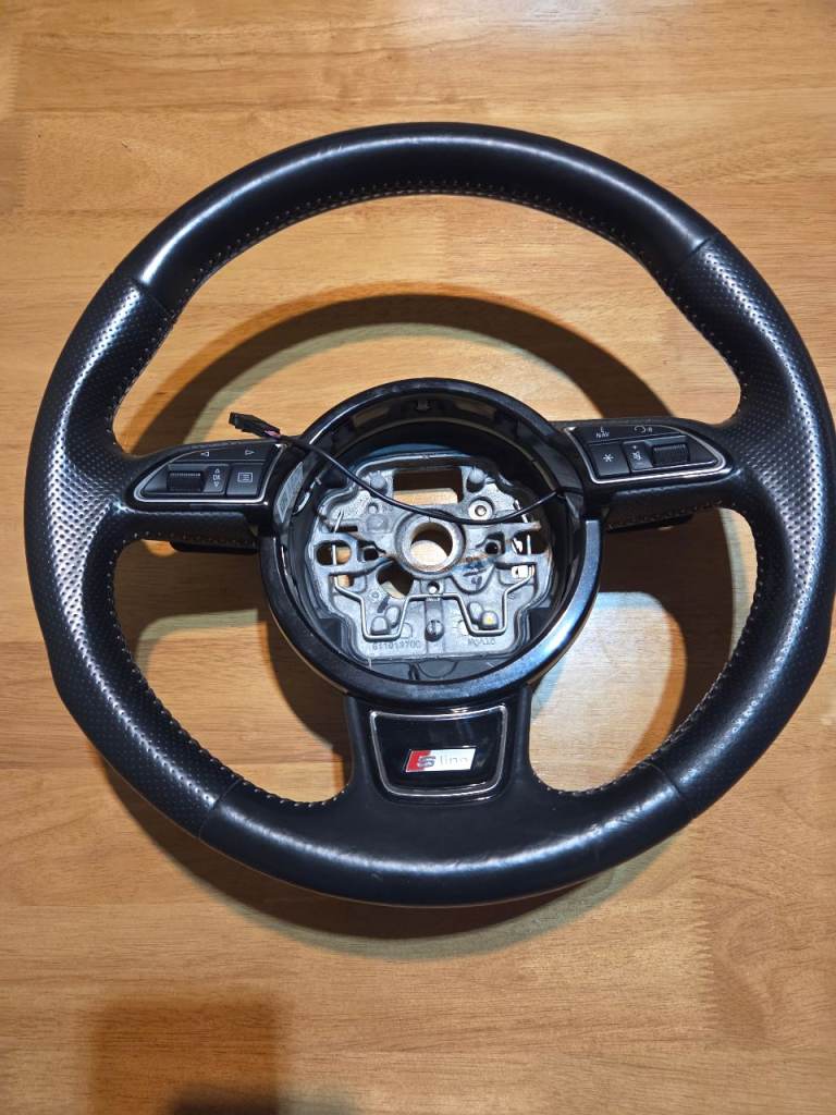 Audi A7 2015-2018 S Line Tiptonic Leather Steering Wheel.part nr 8x0419091ac