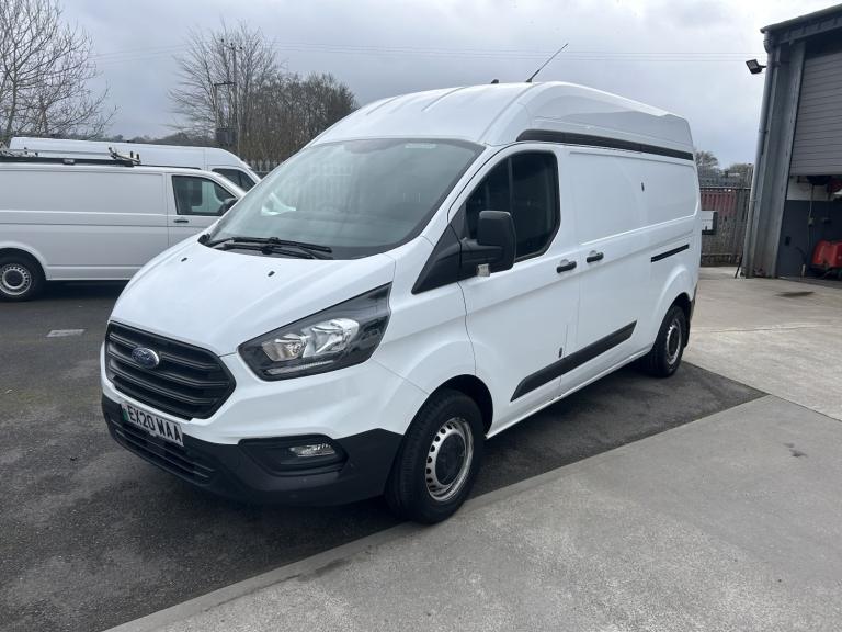 FORD TRANSIT CUSTOM 300 2.0 TDCI L2H2 LWB HIGH ROOF EcoBlue RACKING AIR CON Whit