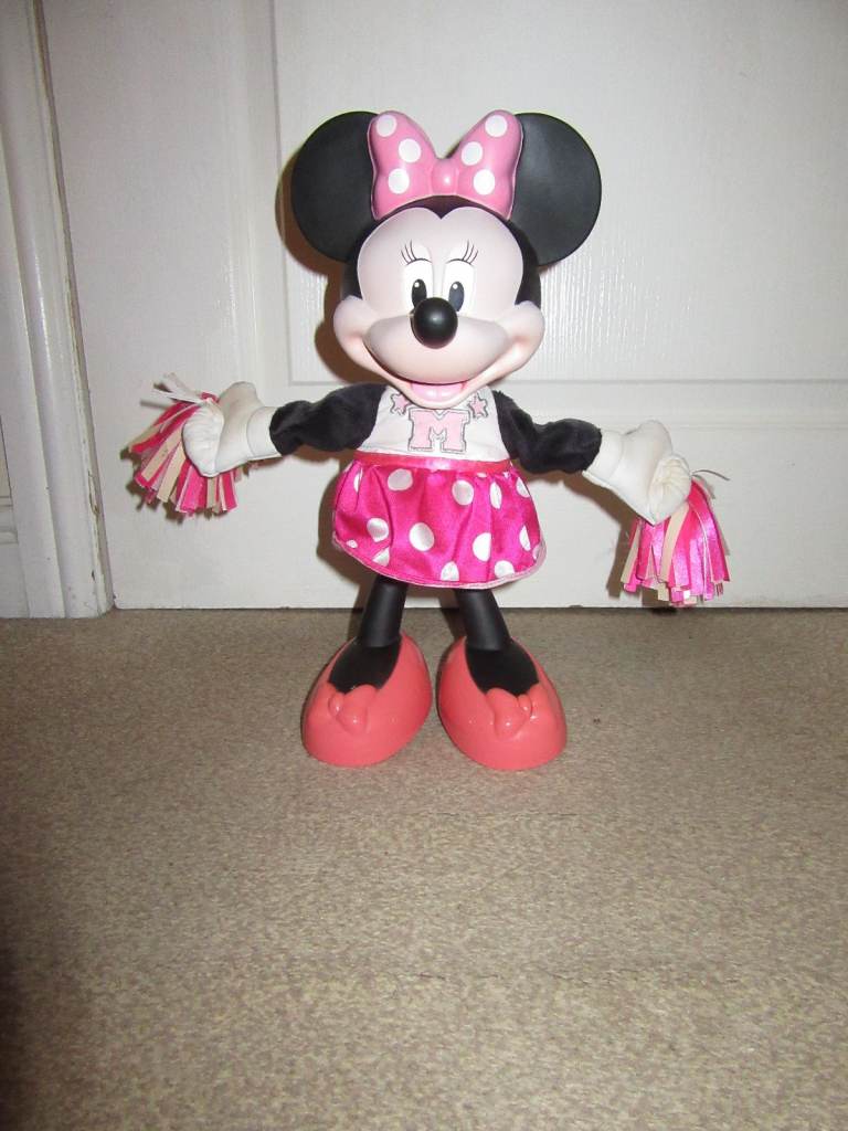 Three Cheers Minnie Mouse Doll with Pom-Poms