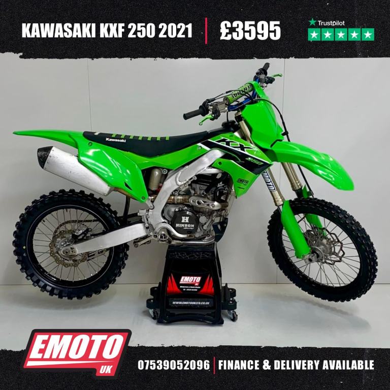 KAWASAKI KXF 250 2021 Motocross Bike 250cc @EmotoUK - Finance Available