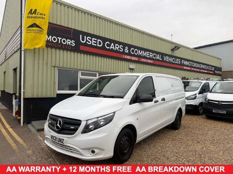 2021 21 MERCEDES-BENZ VITO 1.7 114 CDI PROGRESSIVE PANEL VAN 5DR DIESEL MANUAL F