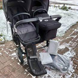 Mineral Black Bugaboo Donkey Duo