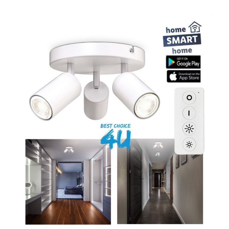 Brand New Livarno Lux Smart LED Ceiling Light, Remote Control - Works With Hey Google