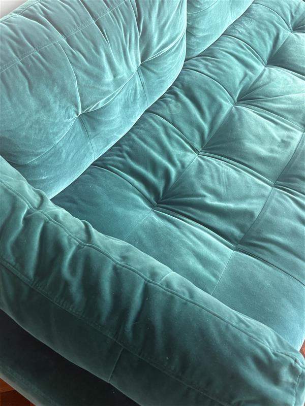 Swoon Landau corner sofa in Kingfisher