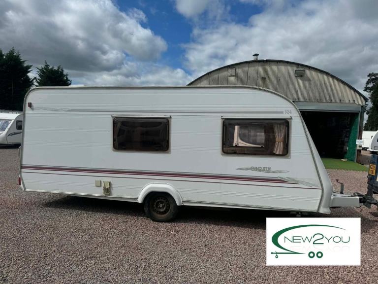 2001 Elddis Crown 524 4 Berth Caravan - STOCK H0