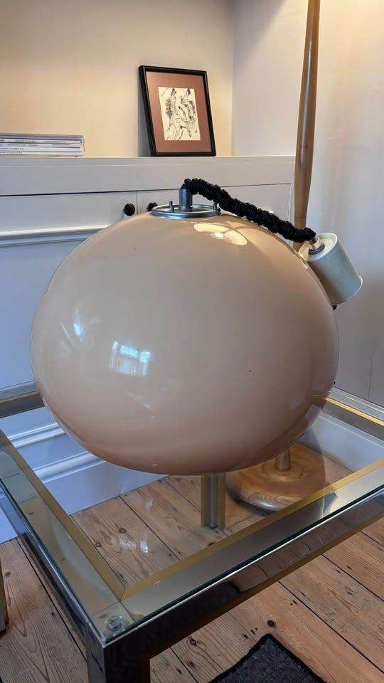 image for Large mid century Italian Guzzini pendant light