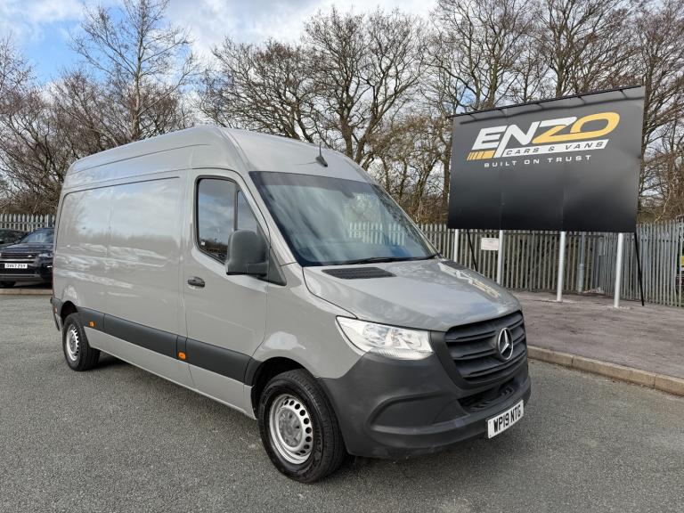 2019 19 REG MERCEDES-BENZ SPRINTER 314 2.1 DIESEL L2H2 MWB HIGHROOF PANEL VAN