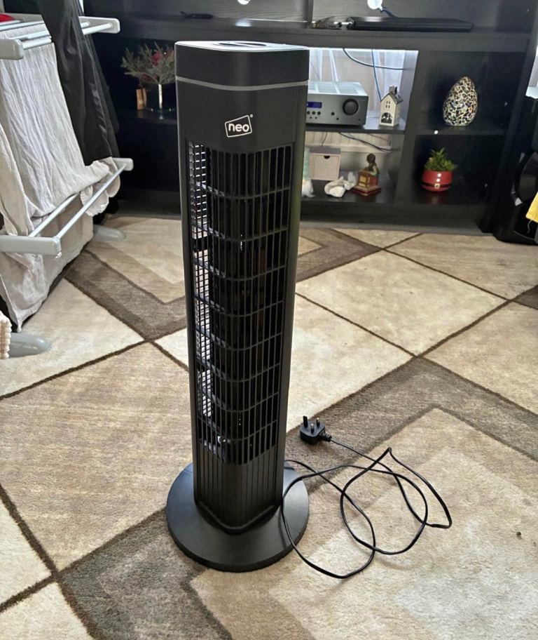 Brand New 29 Inch Slim Oscillating Tower Fan – Quiet 3 Speed Home Office Fan