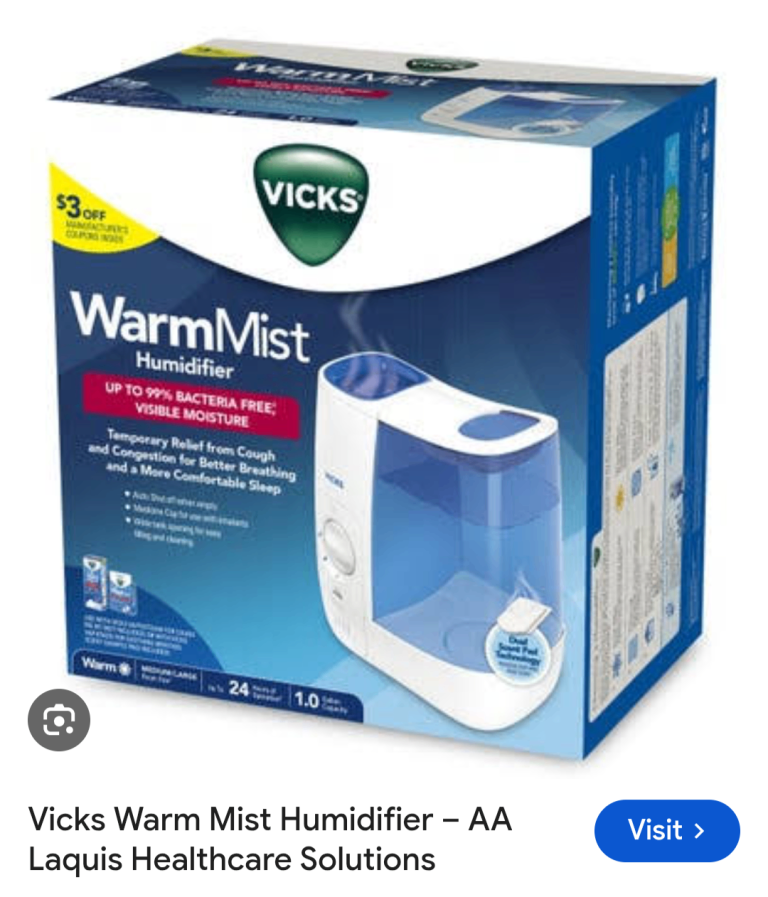 Brand New Vicks Warm Mist Humidifier - Still Boxed