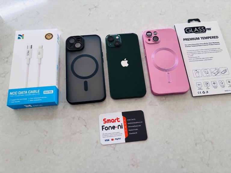 Green iPhone 13. 128GB. 6 month warranty. Lisburn . Delivery available 