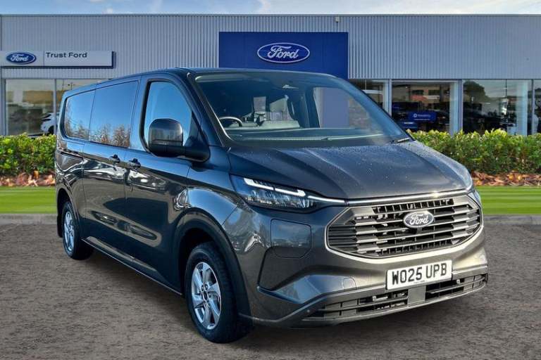 2025 Ford Transit Custom 320 Limited AUTO L2 LWB Double Cab In Van FWD 2.5 PHEV 232ps Low Roof, P...