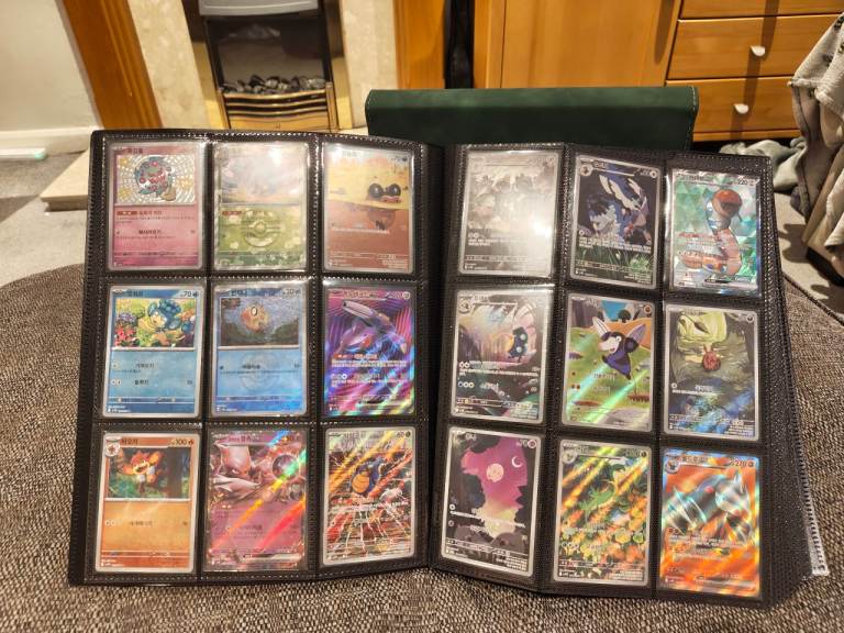 Large collection of Pokémon cards