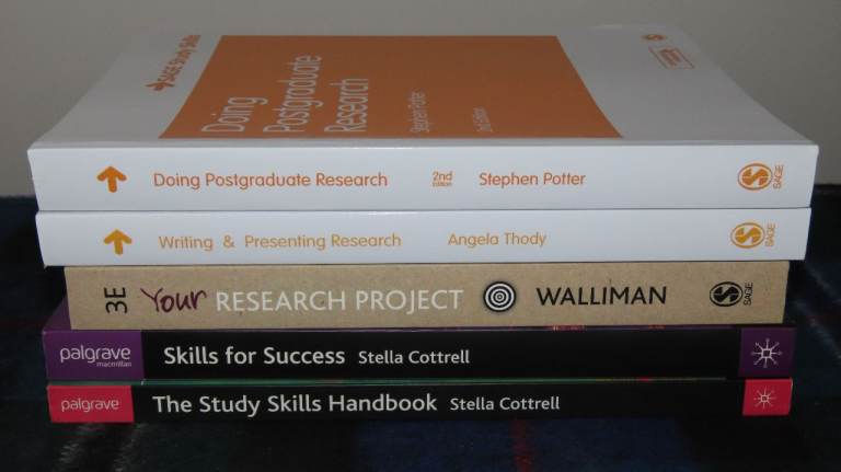 Study Skills Handbook Postgraduate Research Writing Thesis University Academic Degree Bundle Lot IG3