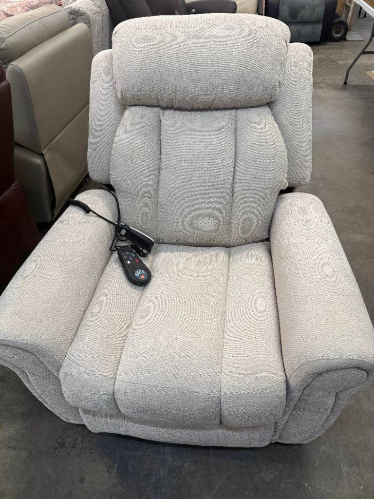 Rise & Recliner by Careco called Cromwell with Heat and Massage Beige Brand New