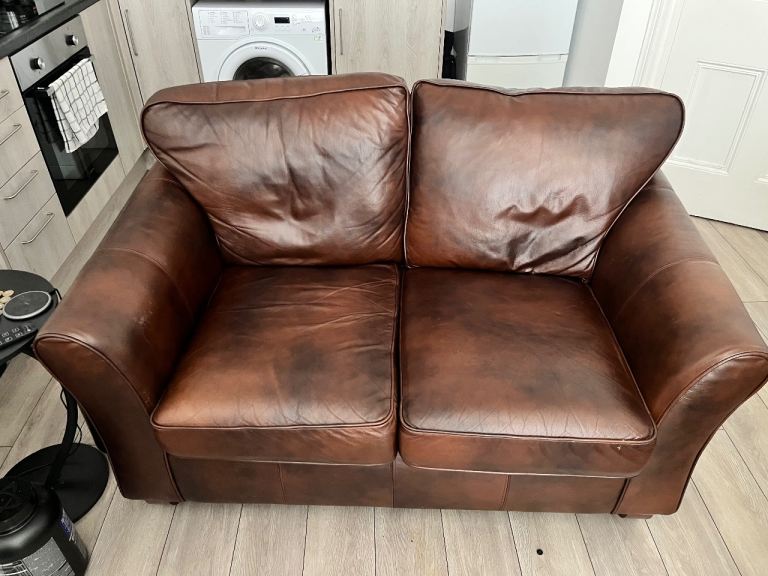 2 x 2 seater sofas & footstool 