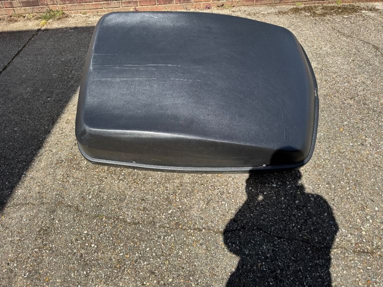 Halfords Roof Box roofbox camping 2 keys topbox top holiday Thule 