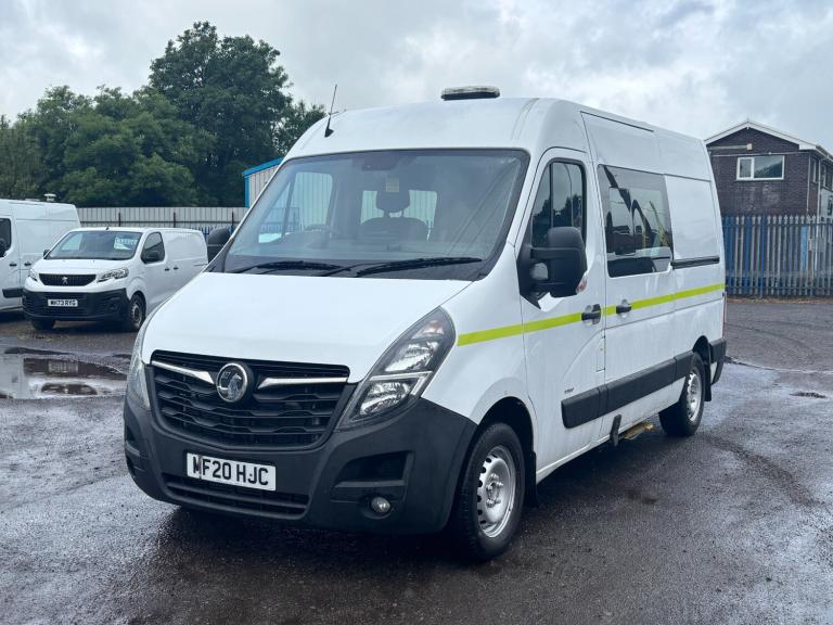2020 Vauxhall Movano 2.3 CDTi Turbo D 150ps L2H3 MWB Hi Roof 5 Seater Crew Mess Van Euro 6 PANEL ...