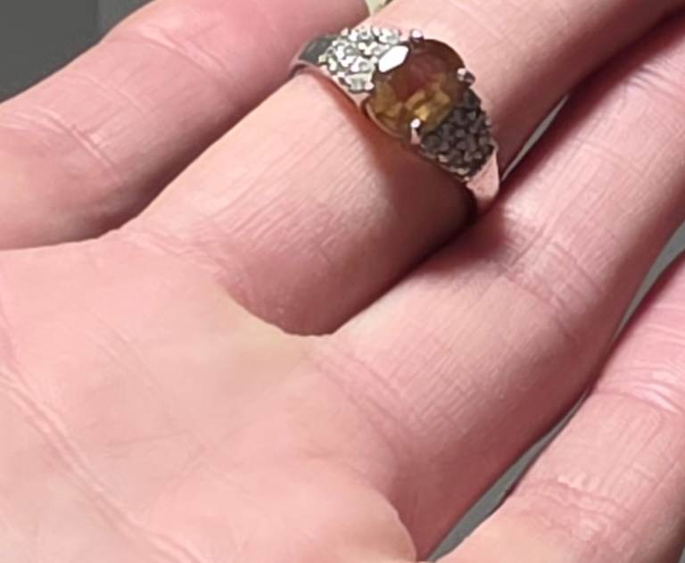 Womens silver 925 ring 