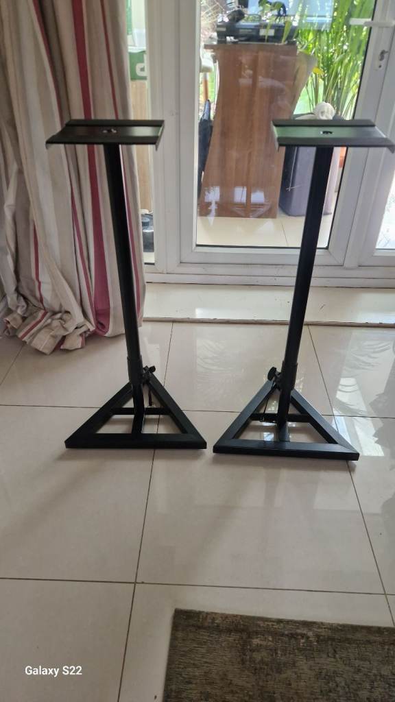 Speaker stands for sale - used but good condition