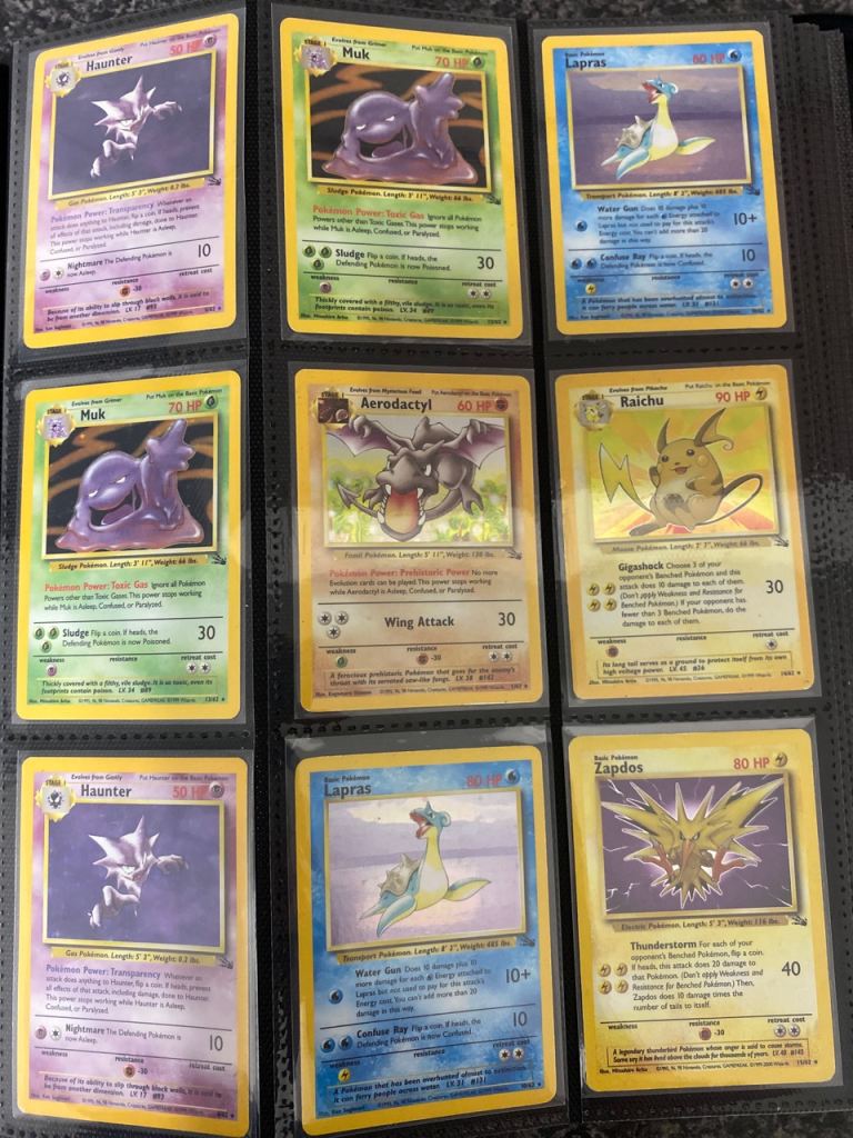 Fossil Pokémon card