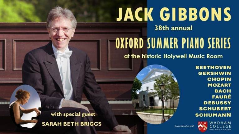 JACK GIBBONS AND SARAH BETH BRIGGS: FROM SCHUBERT TO GERSHWIN