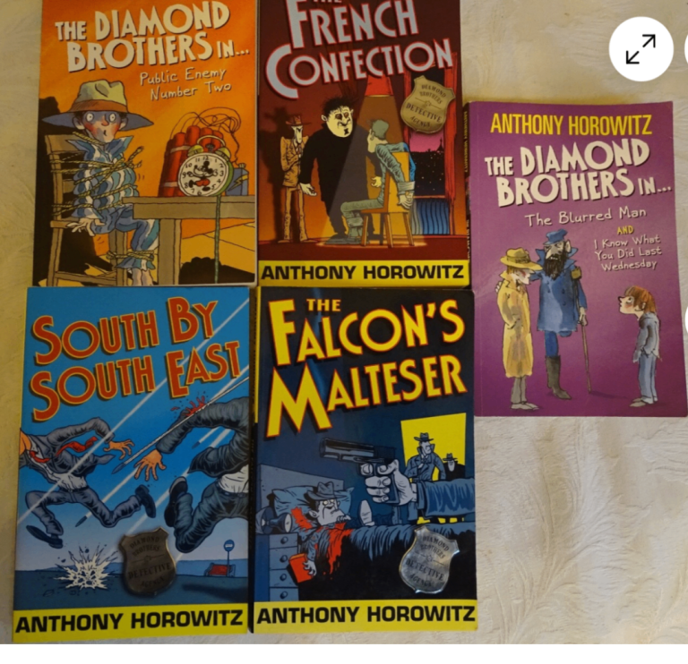£2 for 5 Diamond brothers books Anthony Horowitz