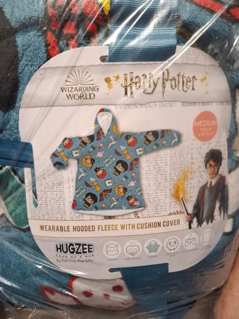 Harry Potter wearable hooded fleece