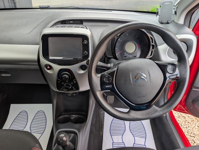 2017 Citroen C1 1.0 VTi Feel 5dr Red Hatchback Manual  HATCHBACK Petrol Manual