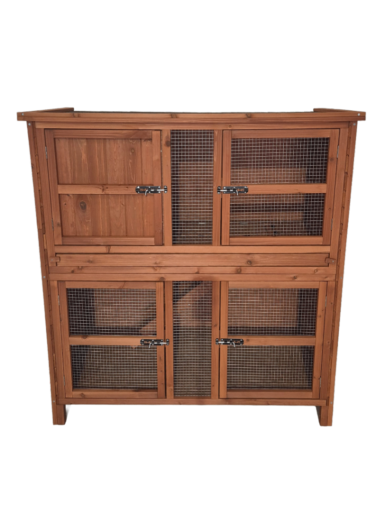 4ft Double Rabbit Hutch