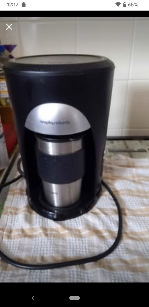 Filter coffee single serve with thermal mug